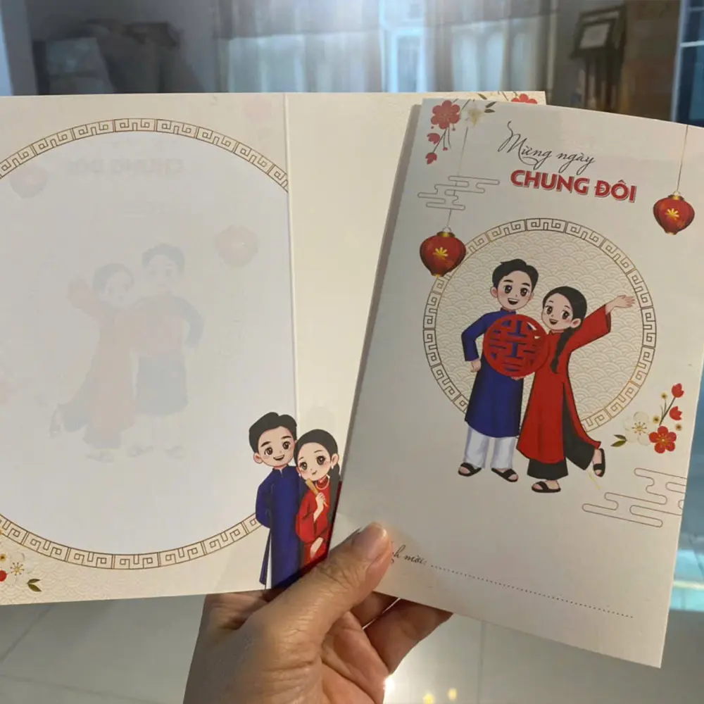 Thiệp cưới giá rẻ. Mẫu thiệp cưới đẹp, in nhanh lấy ngay