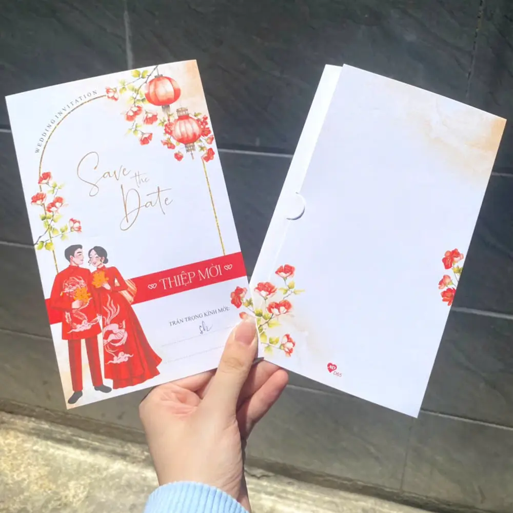 Thiệp cưới giá rẻ. Mẫu thiệp cưới đẹp, in nhanh lấy ngay